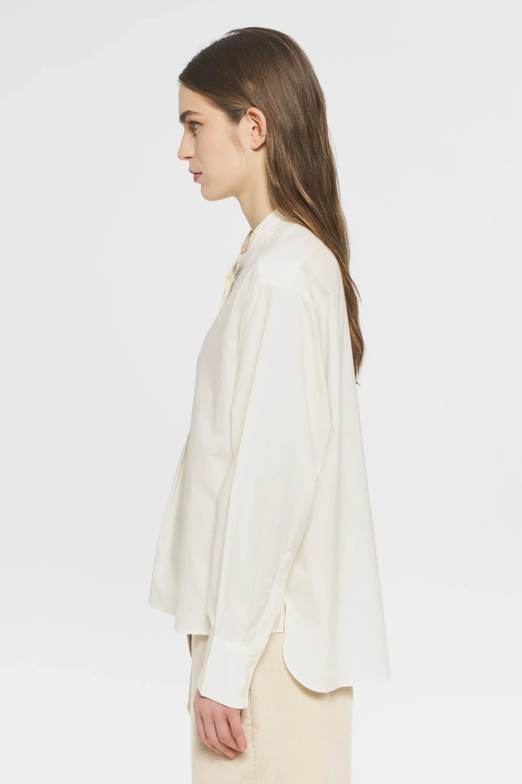 ANTIK BATIK Emilie Embroidered blouse Cream Sale