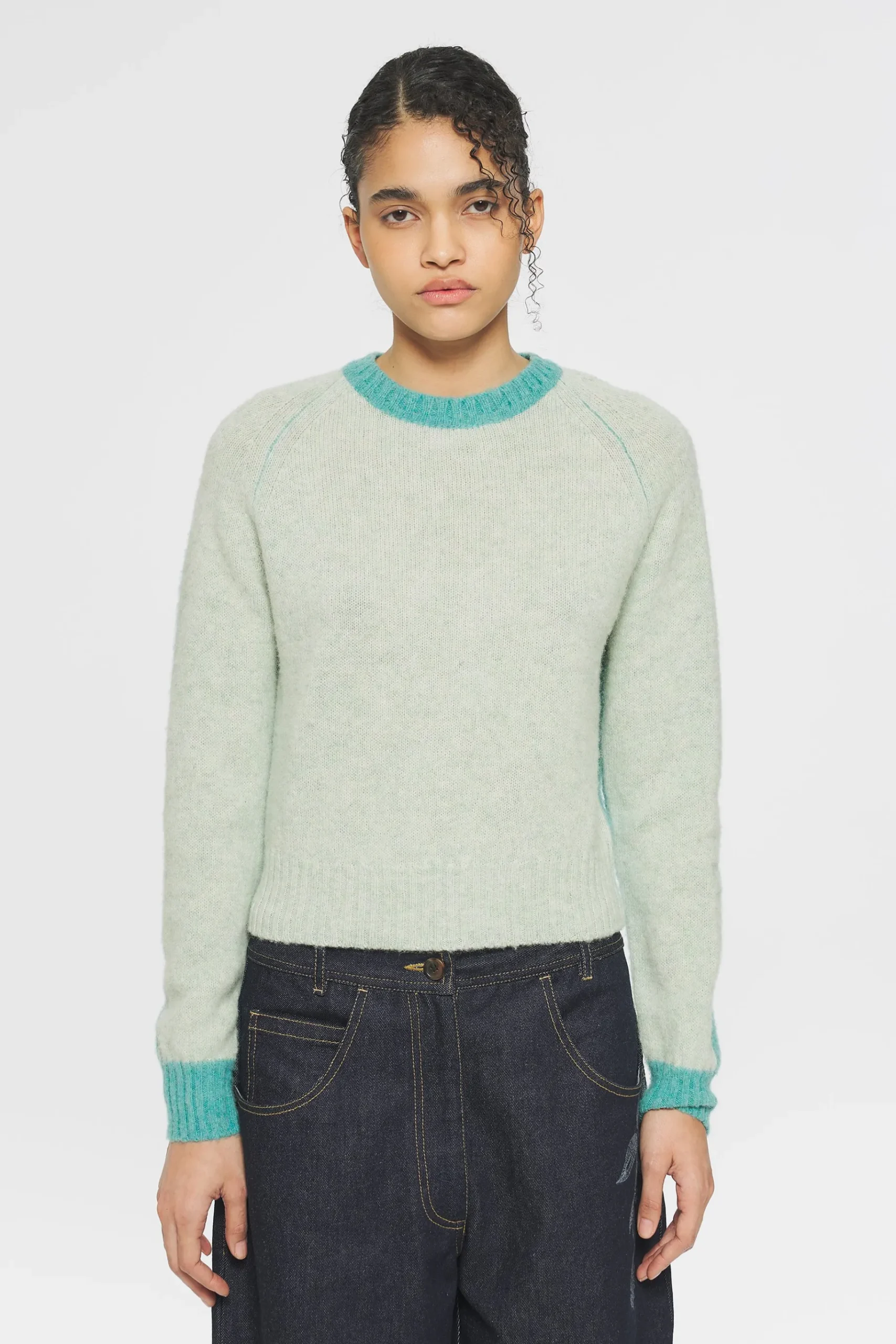 ANTIK BATIK Fergus Shetland jumper Blue Store