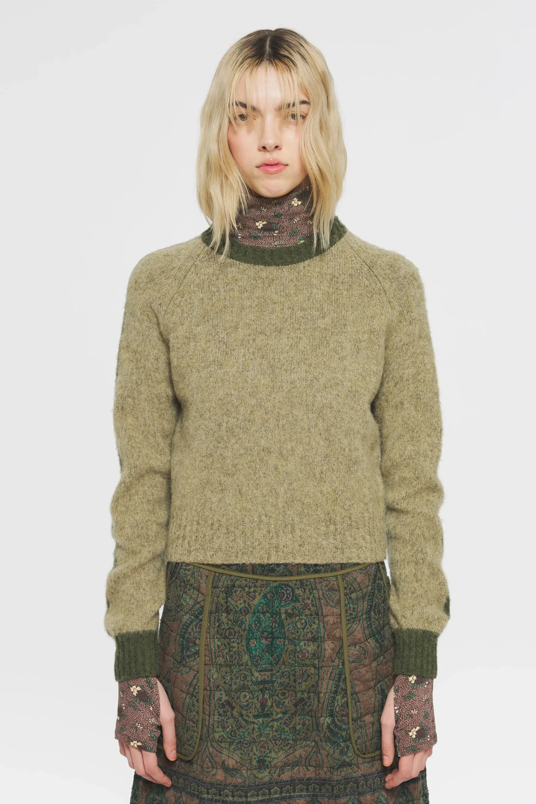 ANTIK BATIK Fergus Shetland jumper Green Online