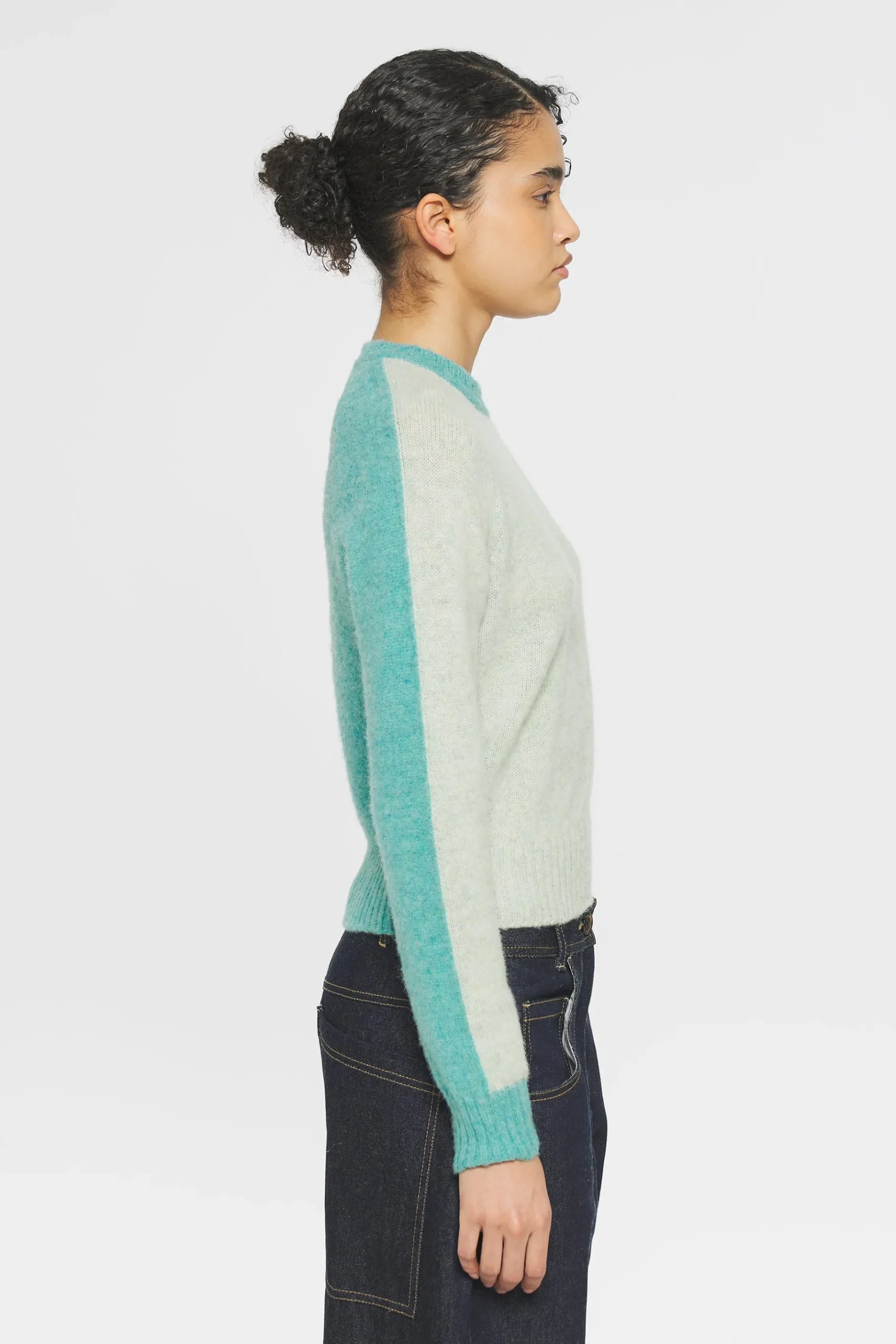 ANTIK BATIK Fergus Shetland jumper Blue Store