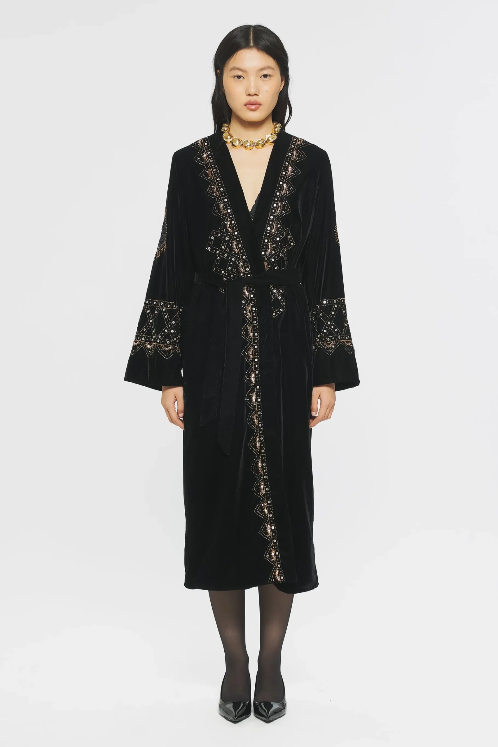 ANTIK BATIK Illuminati Sequin coat Flash Sale
