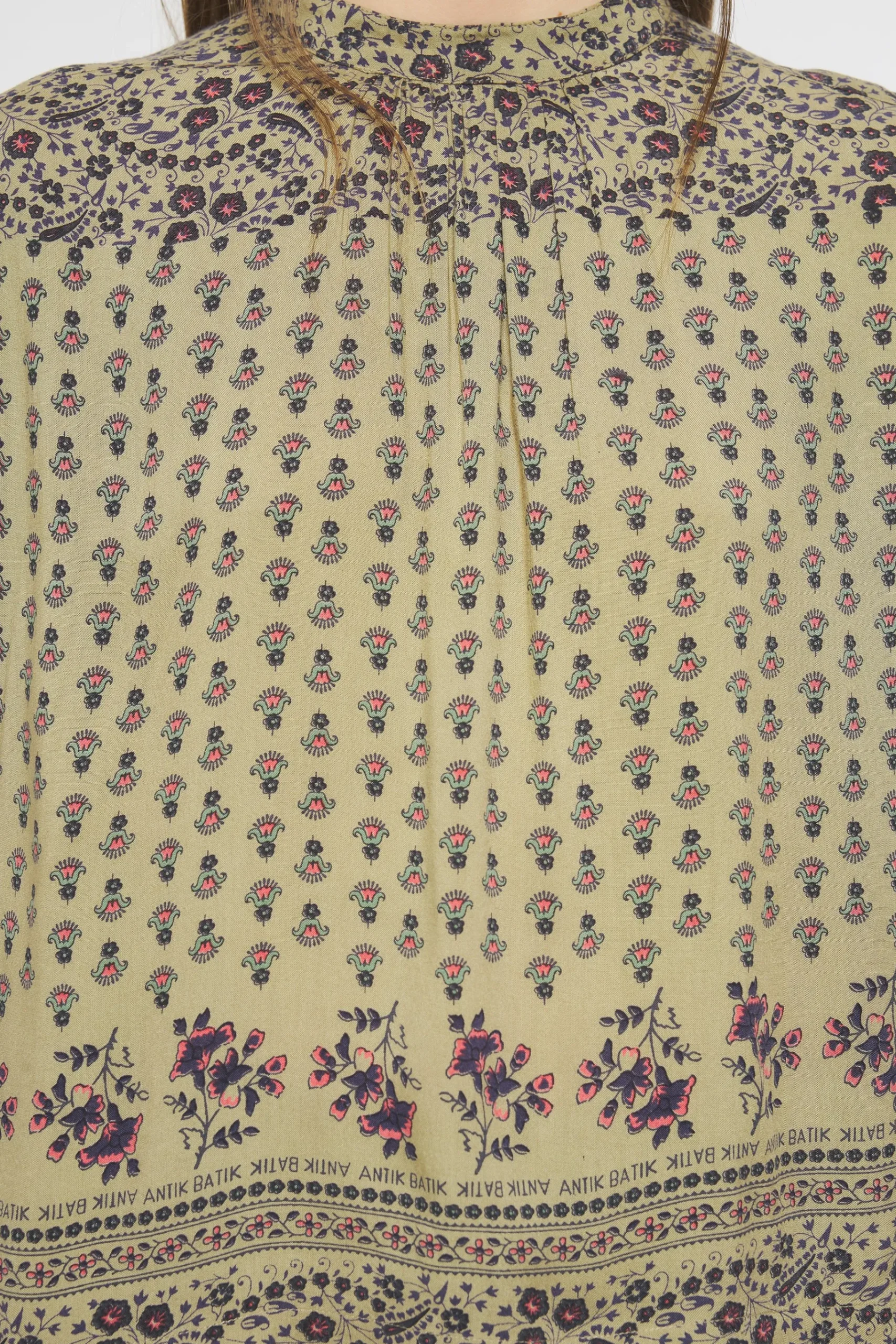ANTIK BATIK Irina Print blouse Green Online