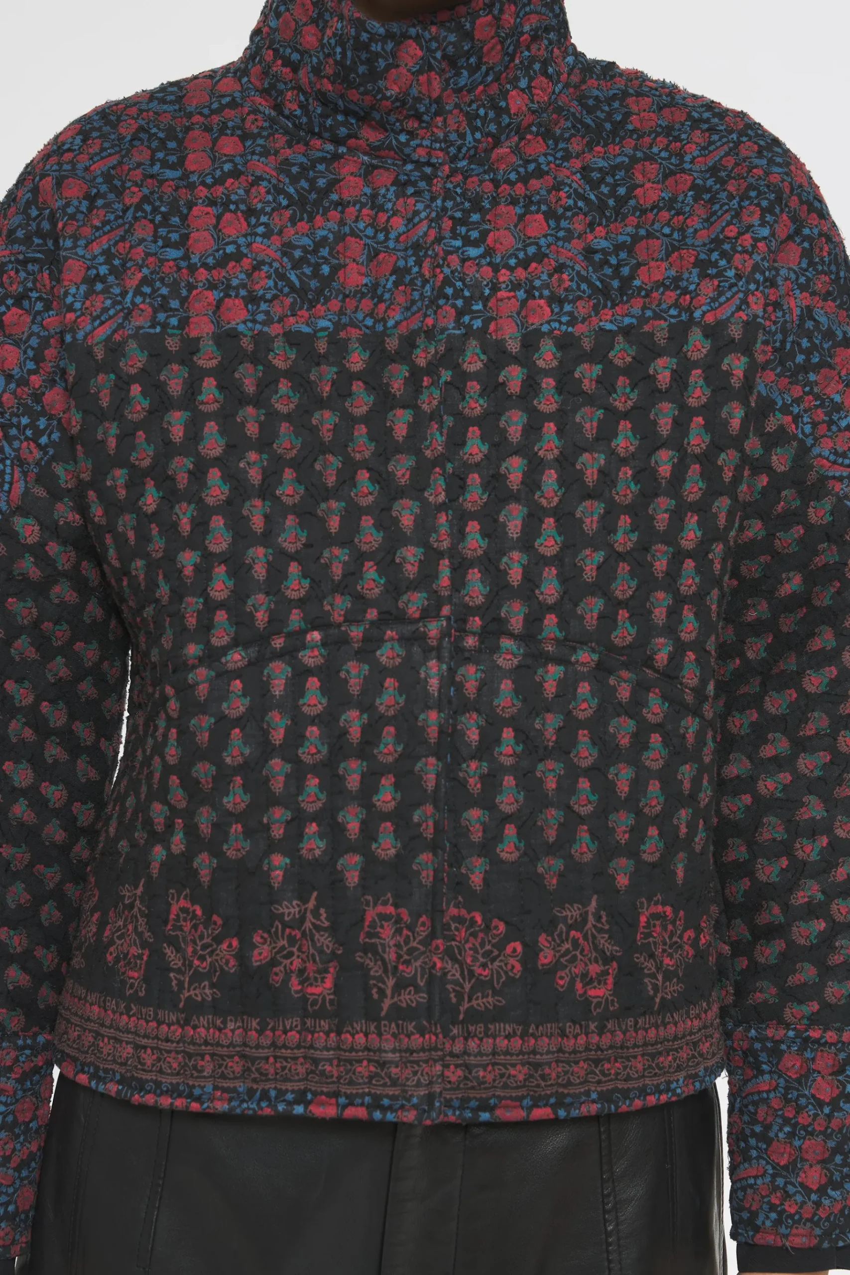 ANTIK BATIK Irina Print jacket Black New