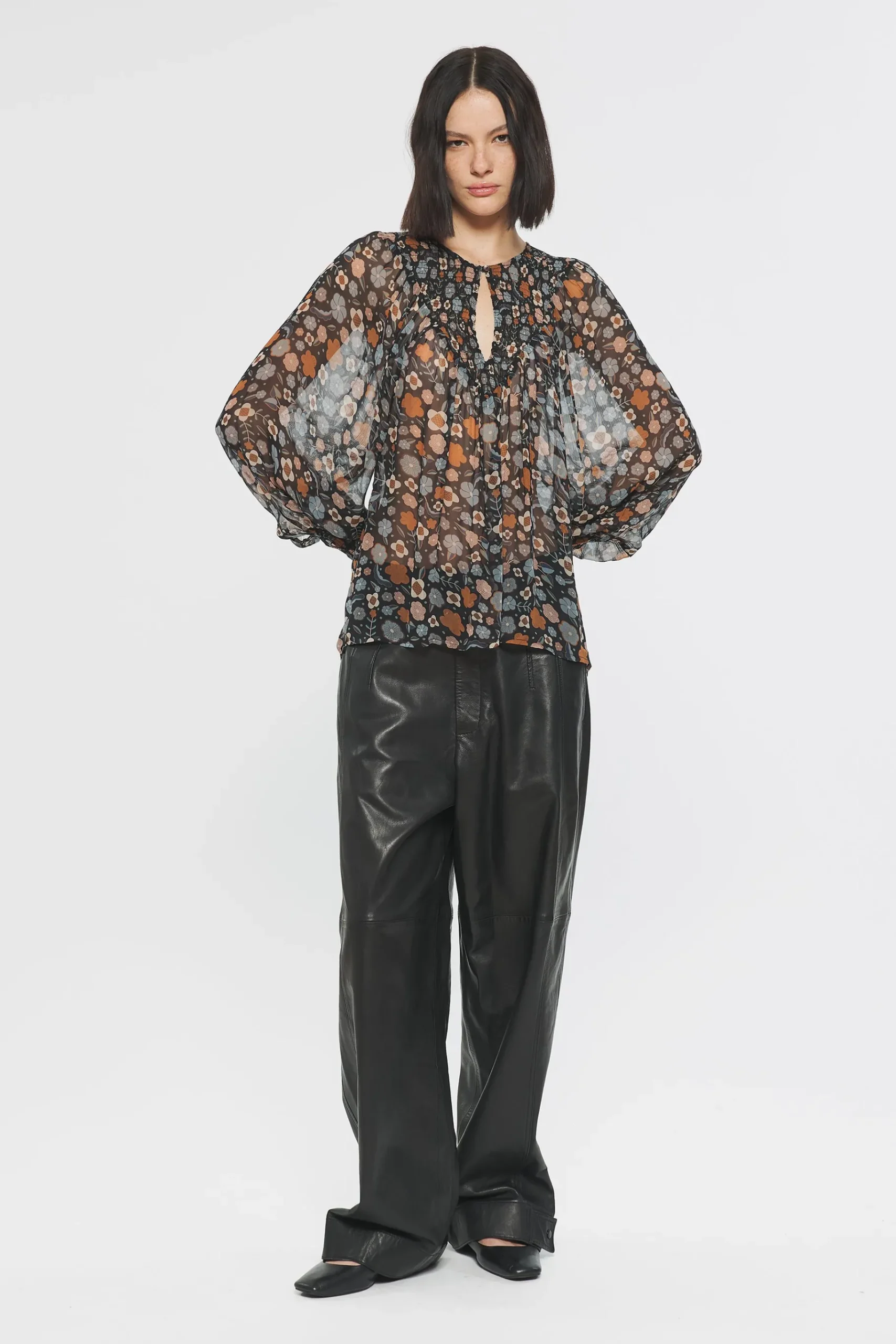 ANTIK BATIK Leila Print blouse New