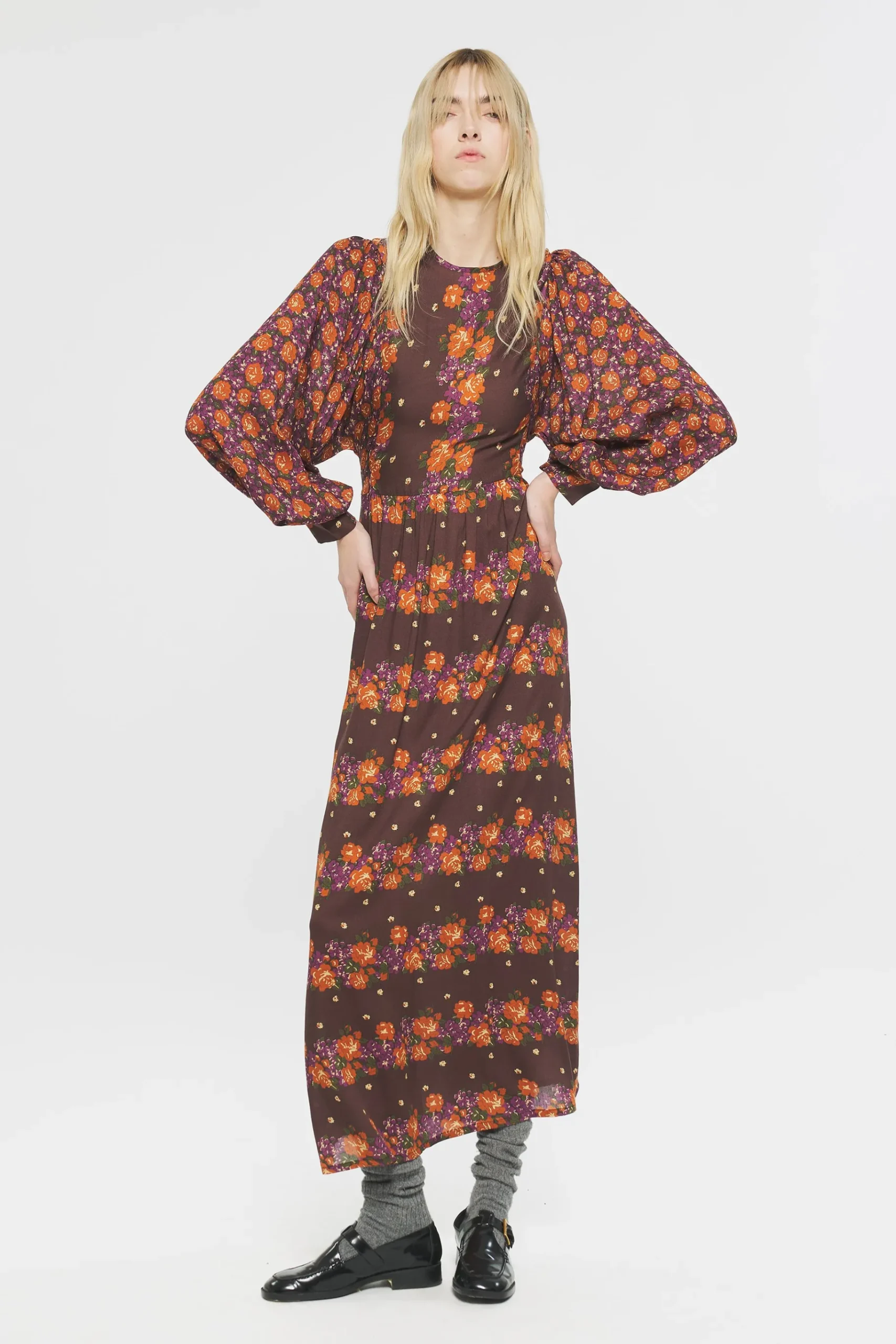 ANTIK BATIK Magalie Print maxi dress Fashion