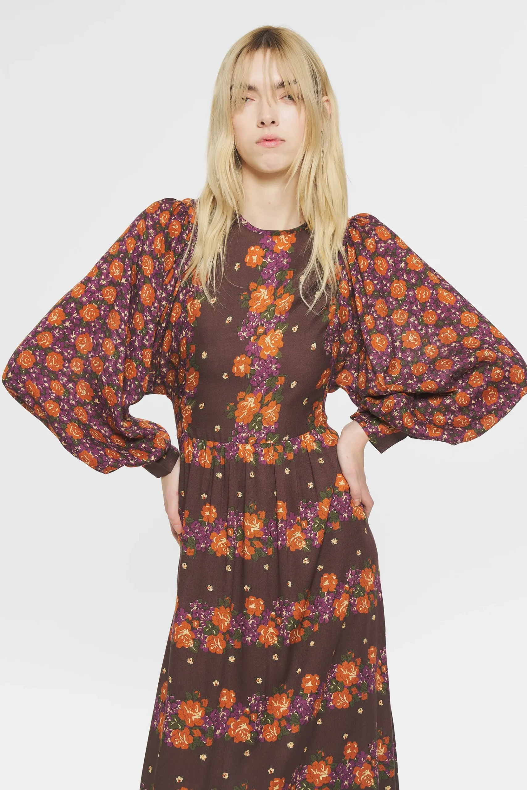 ANTIK BATIK Magalie Print maxi dress Fashion