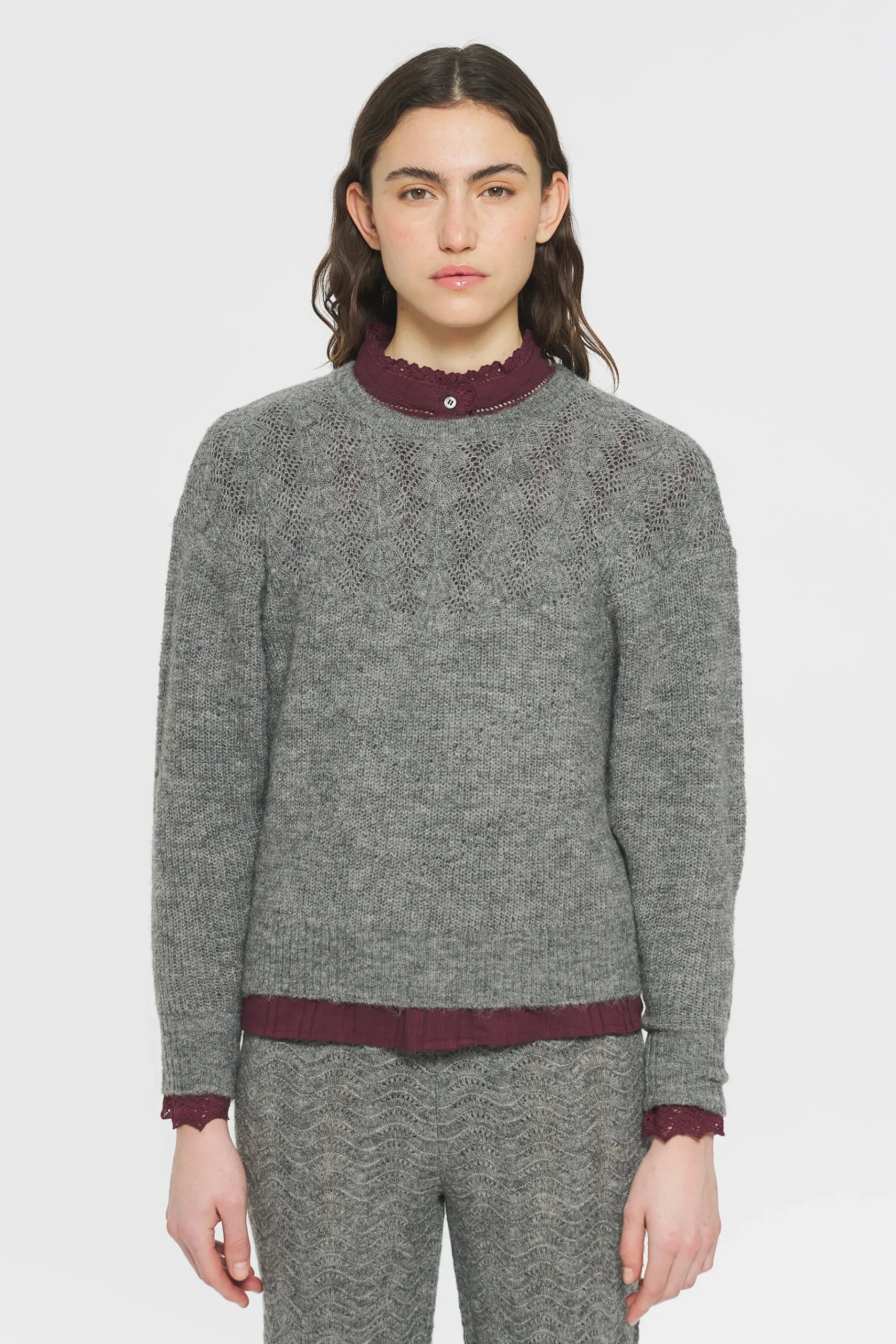ANTIK BATIK Nina Jumper Grey Online
