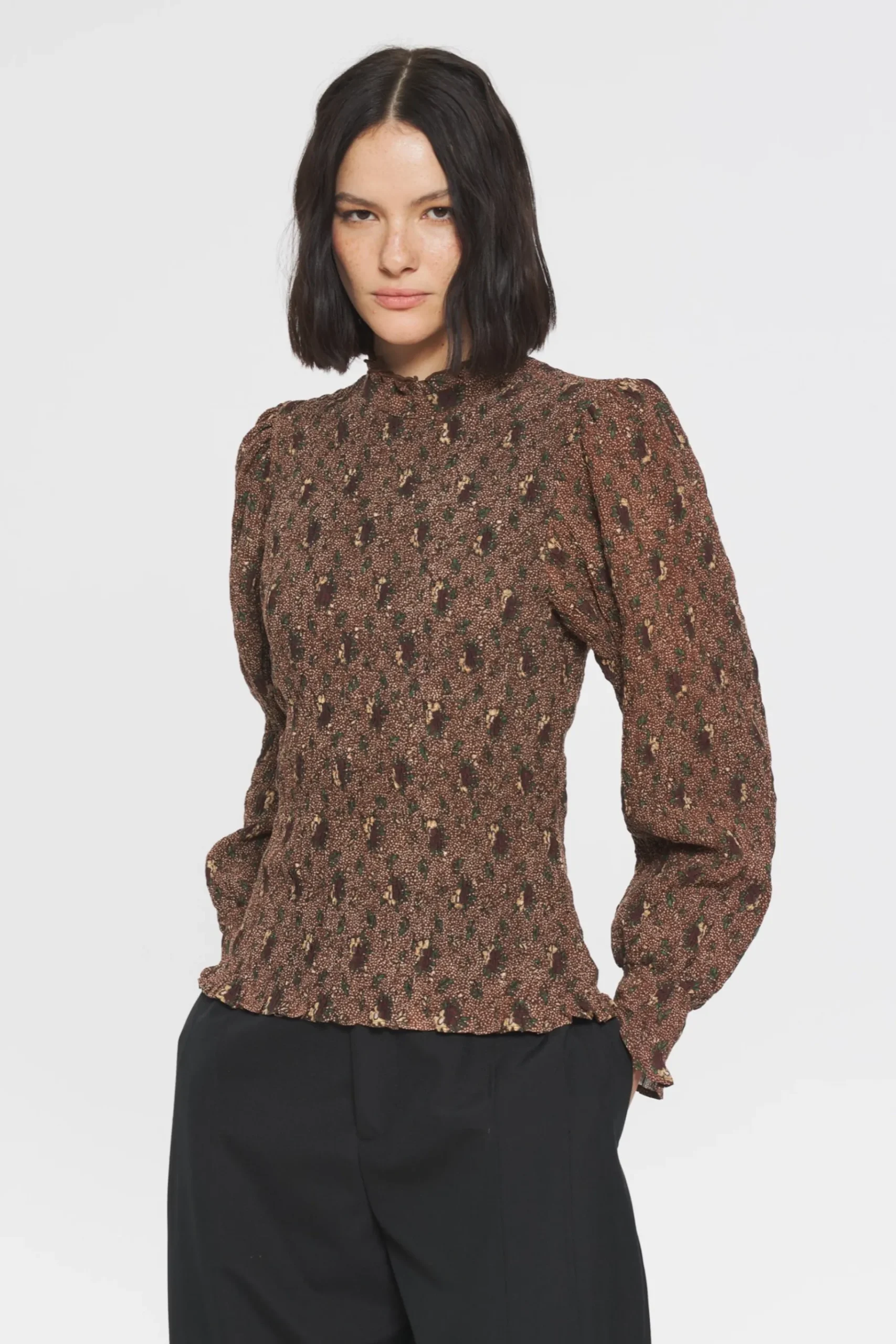 ANTIK BATIK Paddy Smocked blouse New