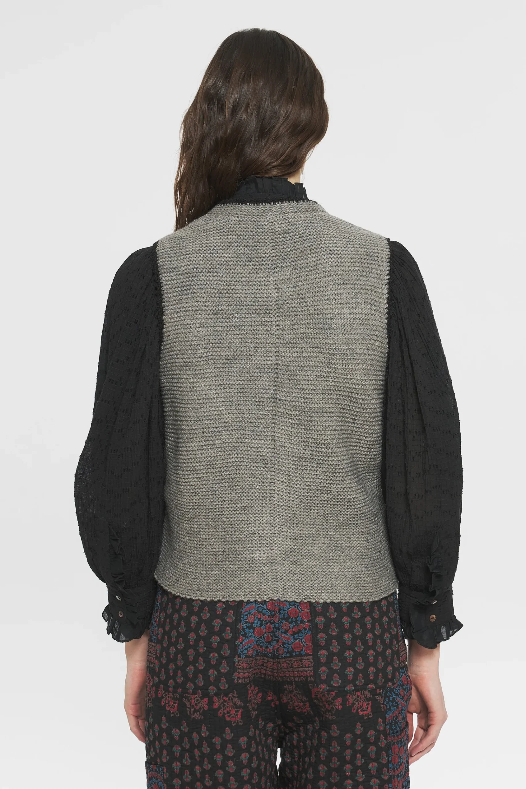 ANTIK BATIK Philipine Gilet Grey Store
