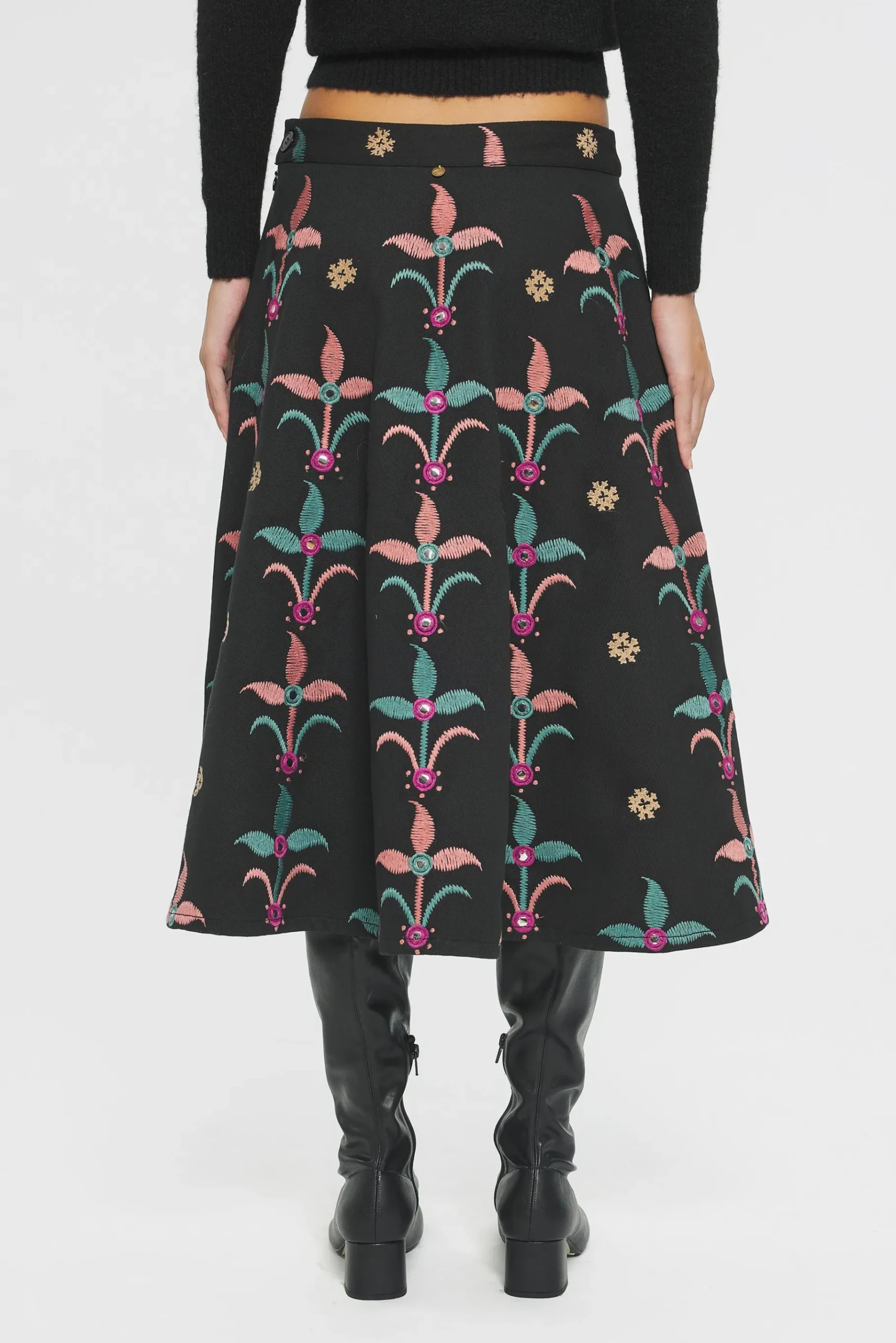ANTIK BATIK Rafi Embroidered skirt Sale