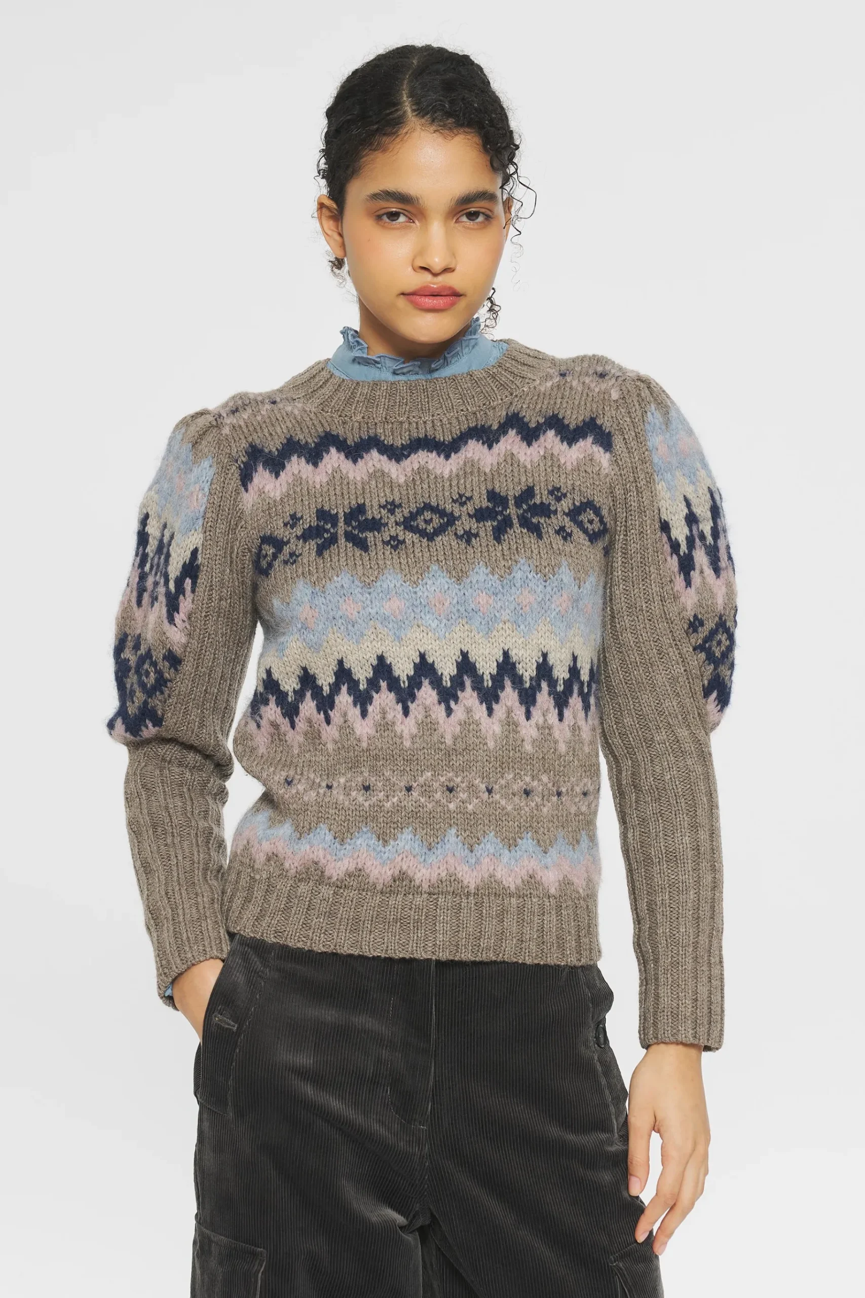 ANTIK BATIK Rolla Jumper Grey Cheap