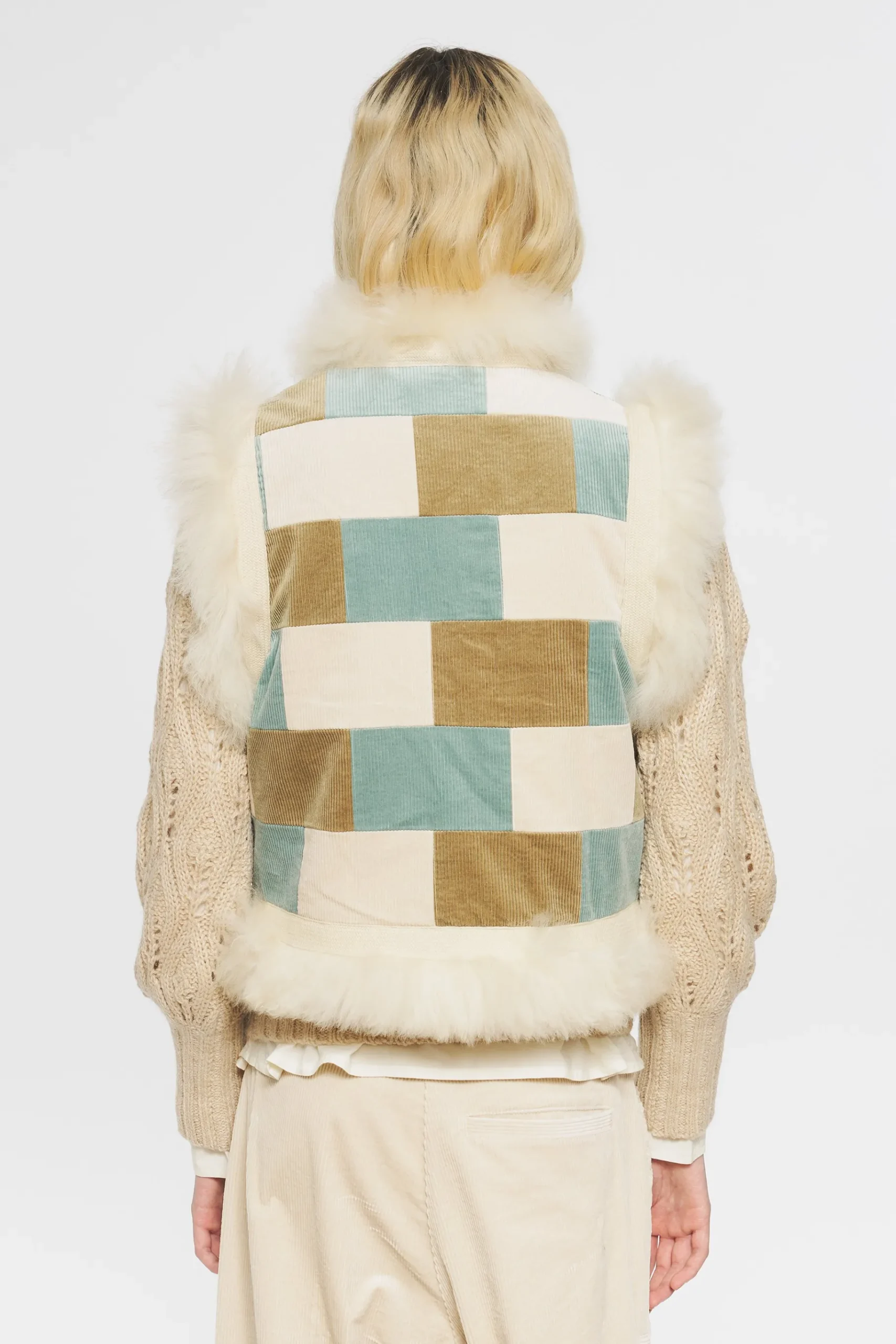 ANTIK BATIK Rusty Gilet Cream Online