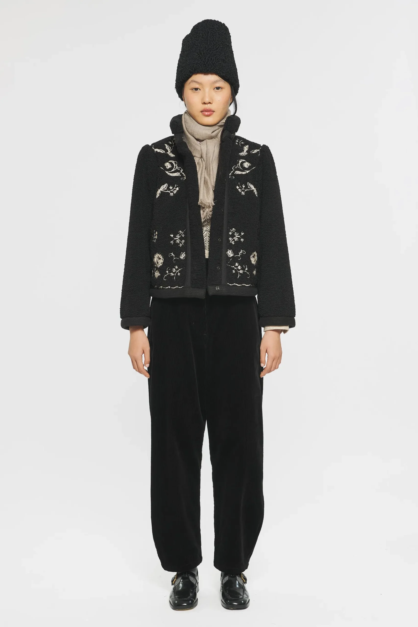 ANTIK BATIK Saliba Embroidered jacket Black Outlet