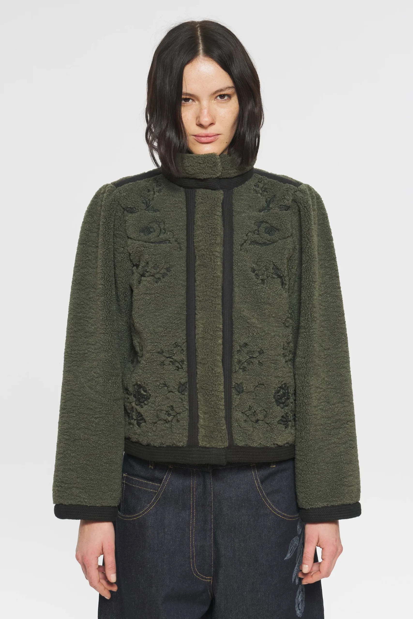 ANTIK BATIK Saliba Embroidered jacket Green Hot