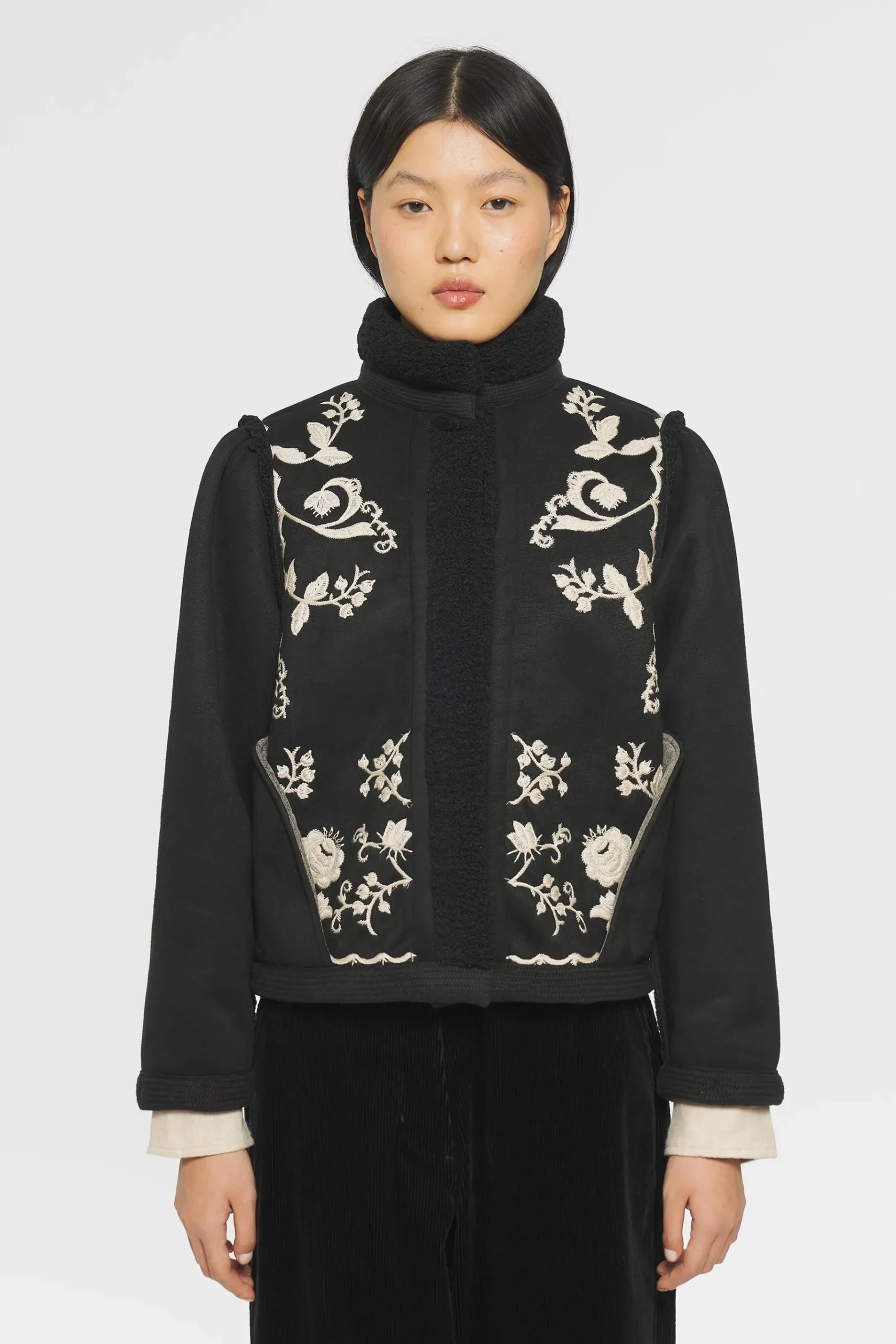 ANTIK BATIK Saliba Embroidered jacket Black Outlet