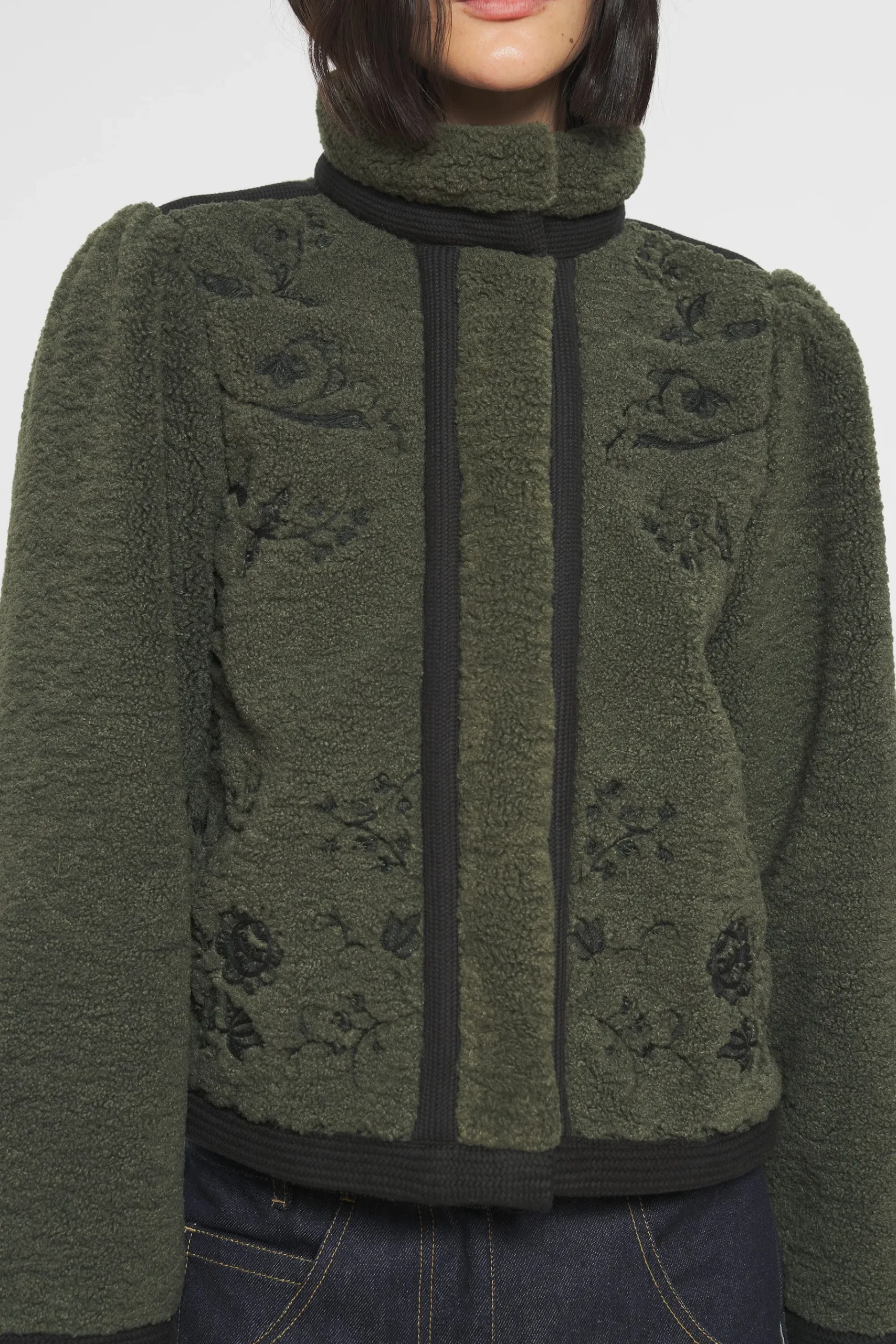ANTIK BATIK Saliba Embroidered jacket Green Hot