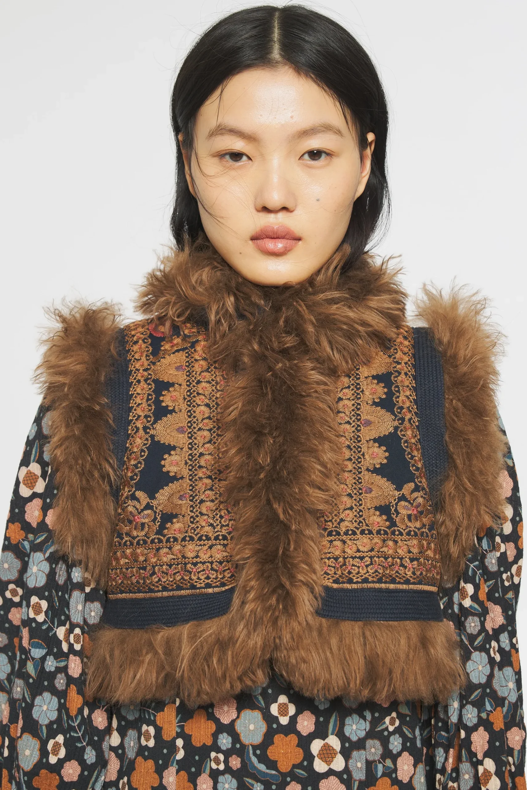 ANTIK BATIK Sandor Embroidered bolero Brown Outlet