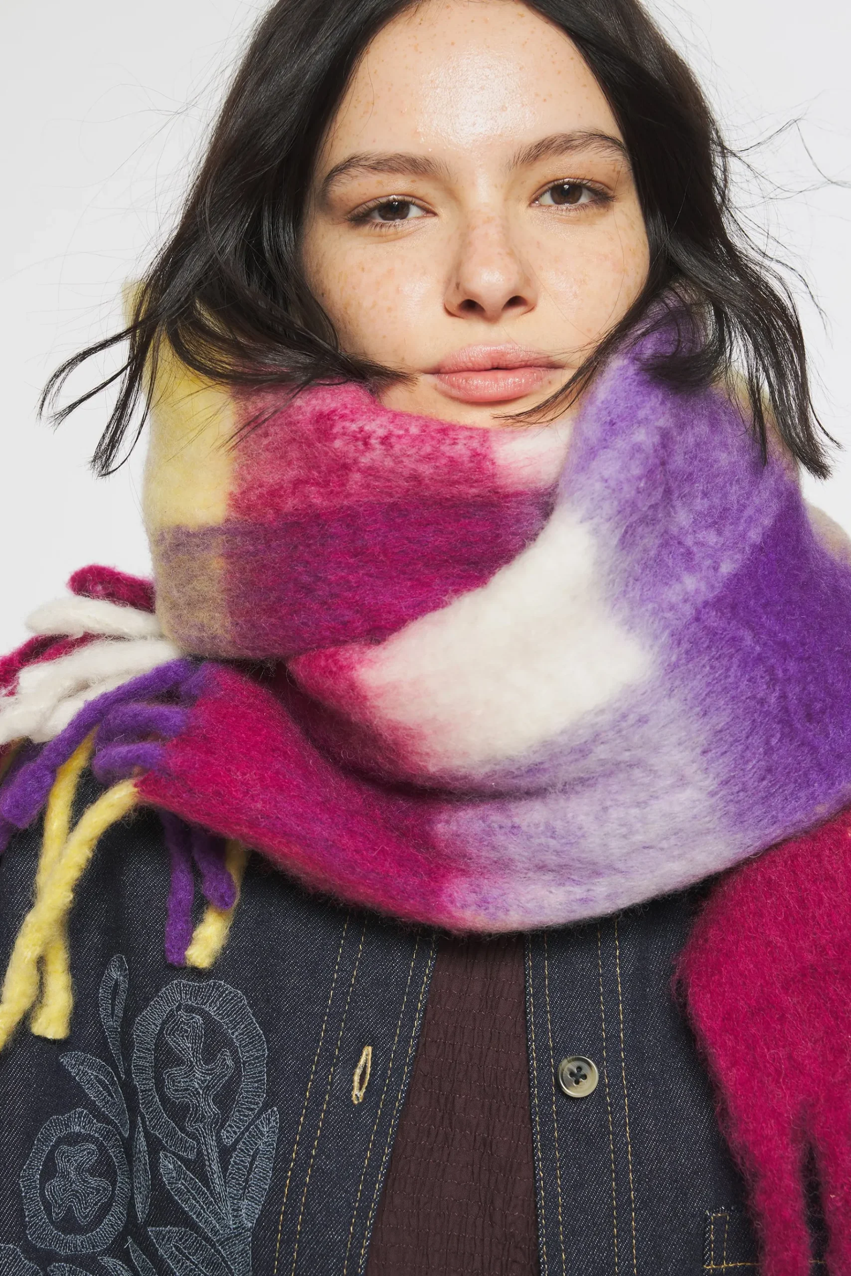 ANTIK BATIK Scarves Scarf Purple Discount