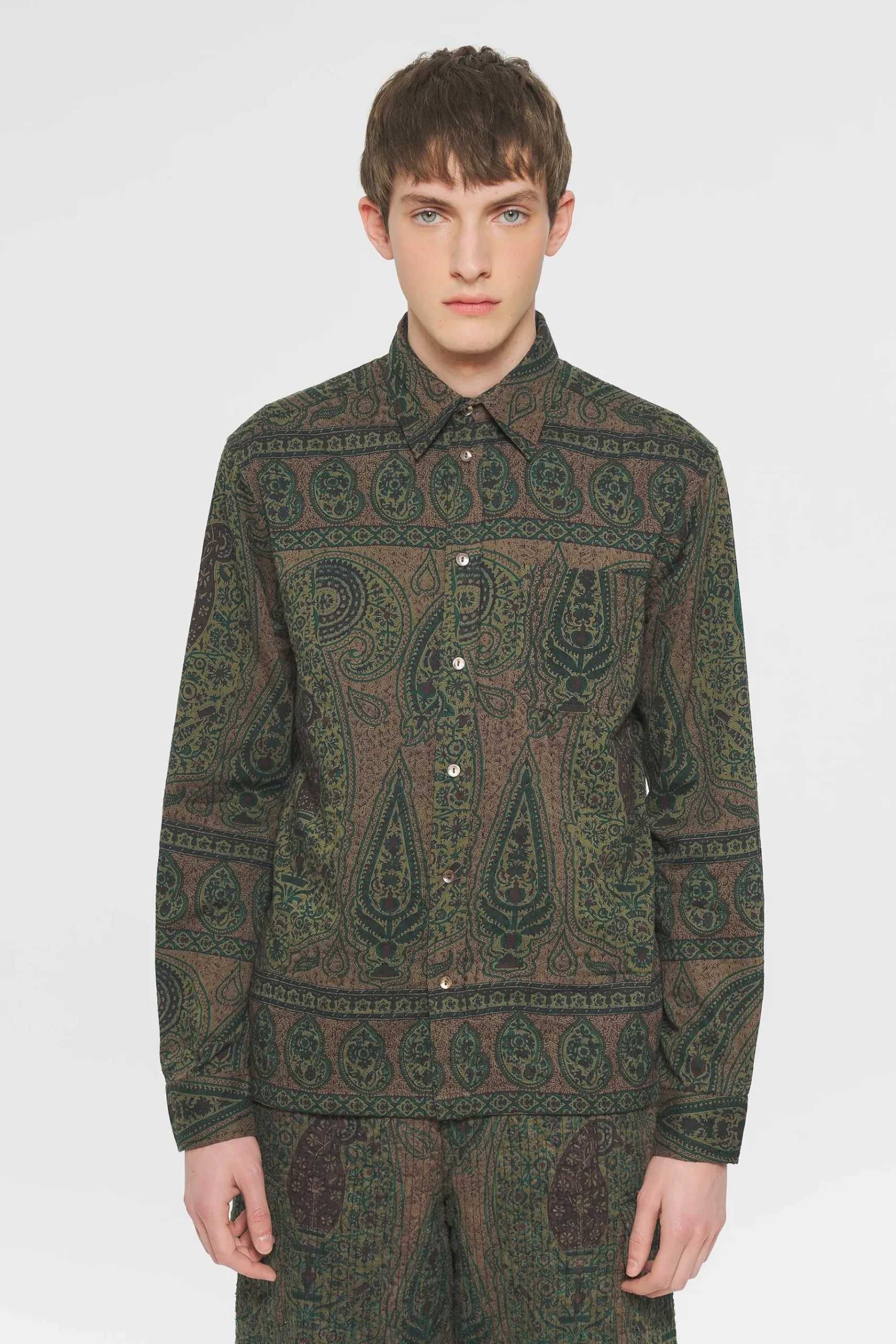 ANTIK BATIK Shirt Tajaro Green Cheap