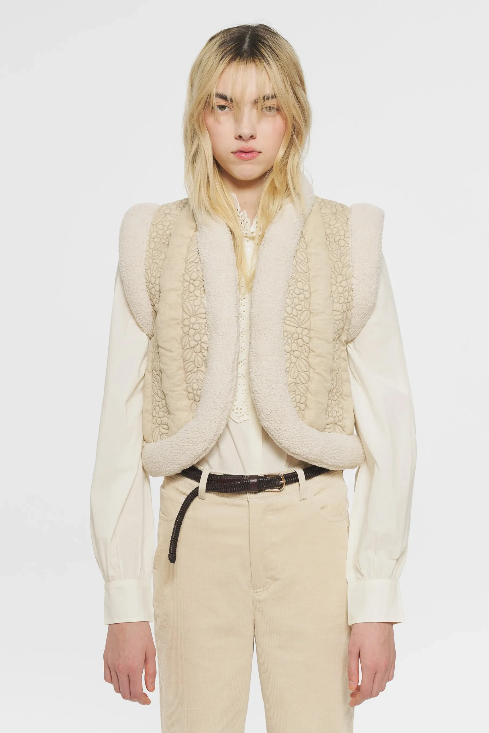 ANTIK BATIK Sophie Embroidered gilet Online