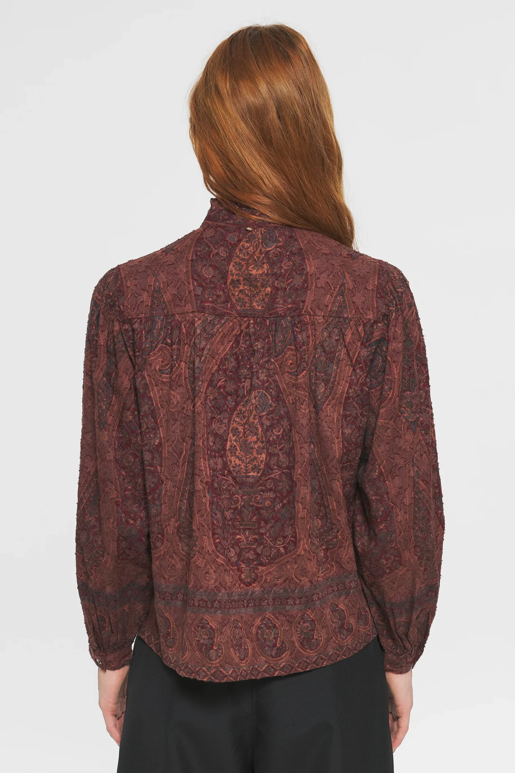 ANTIK BATIK Tajaro Blouse Red Best Sale