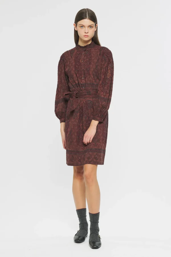 ANTIK BATIK Tajaro Dress Red Hot