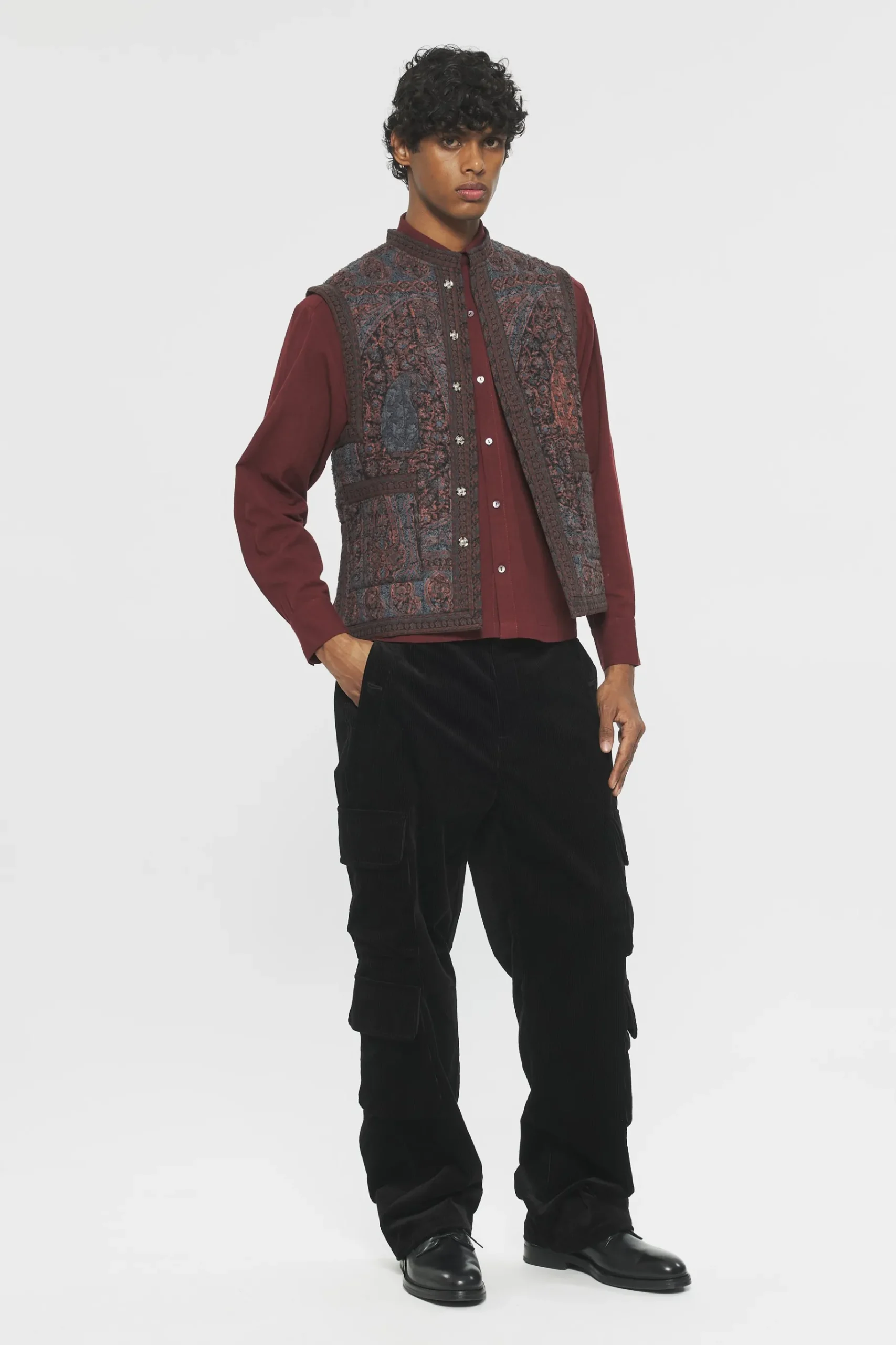ANTIK BATIK Tajaro Gilet Black Clearance