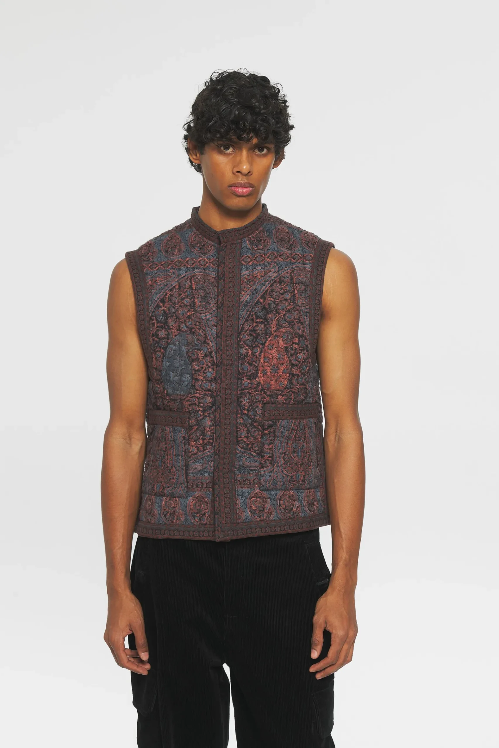 ANTIK BATIK Tajaro Gilet Black Clearance