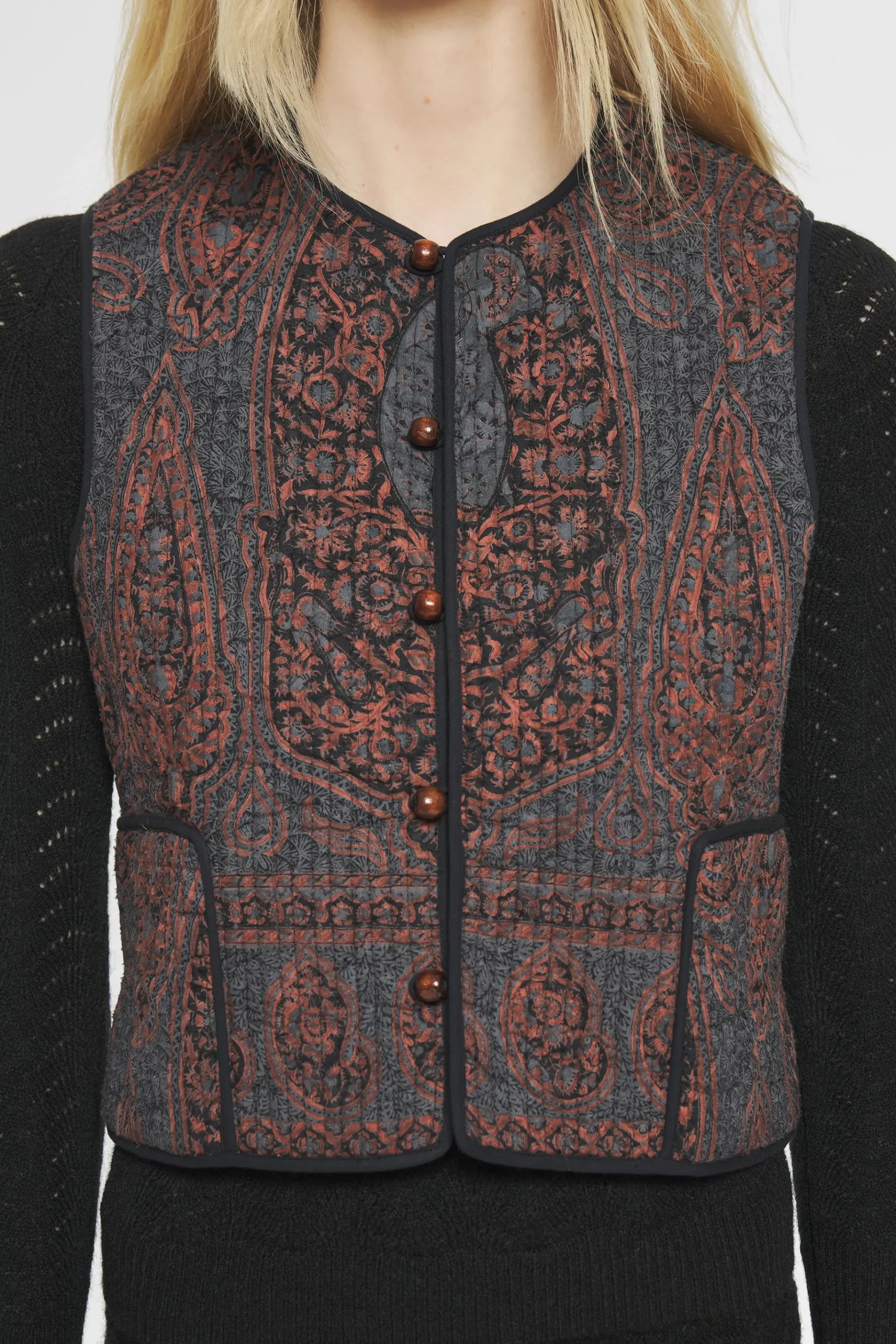 ANTIK BATIK Tajaro Gilet Black Flash Sale