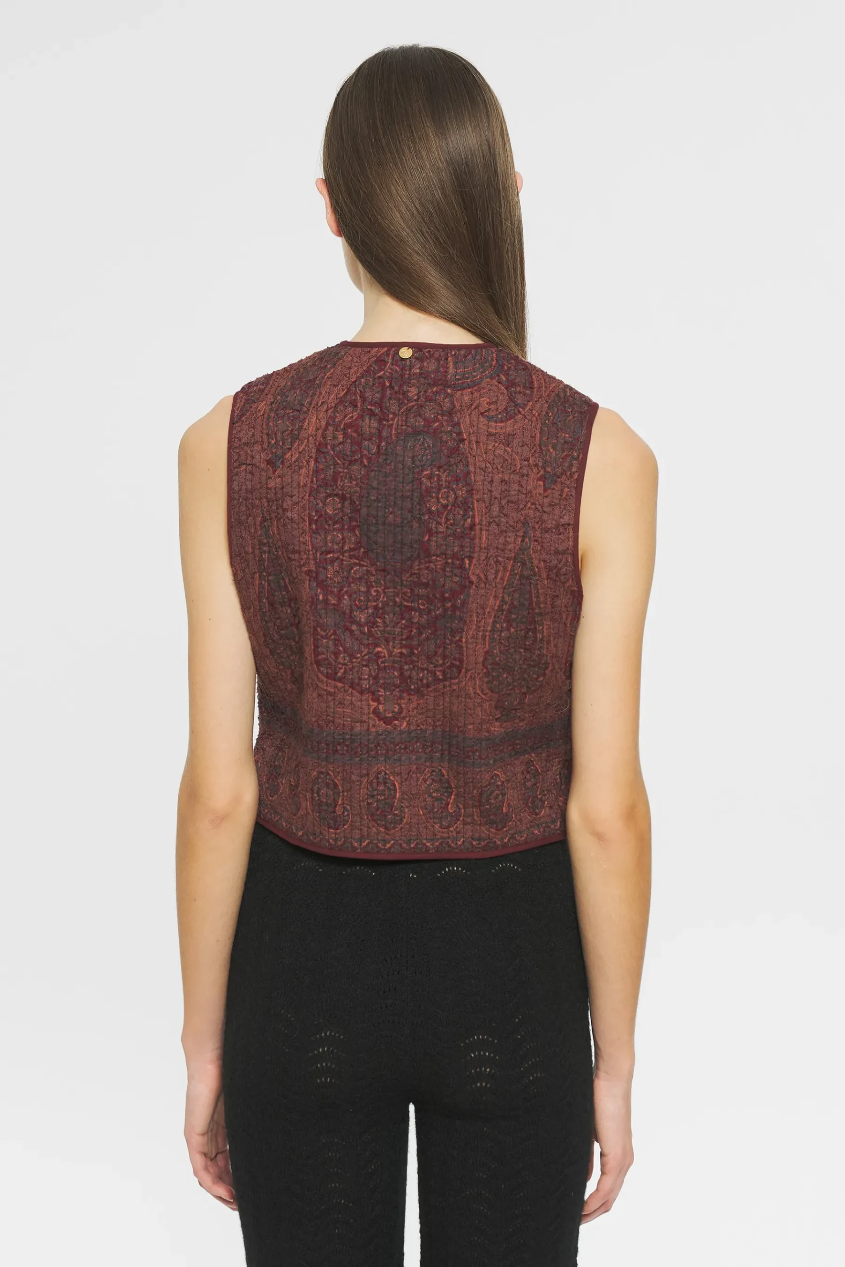 ANTIK BATIK Tajaro Gilet Red Discount
