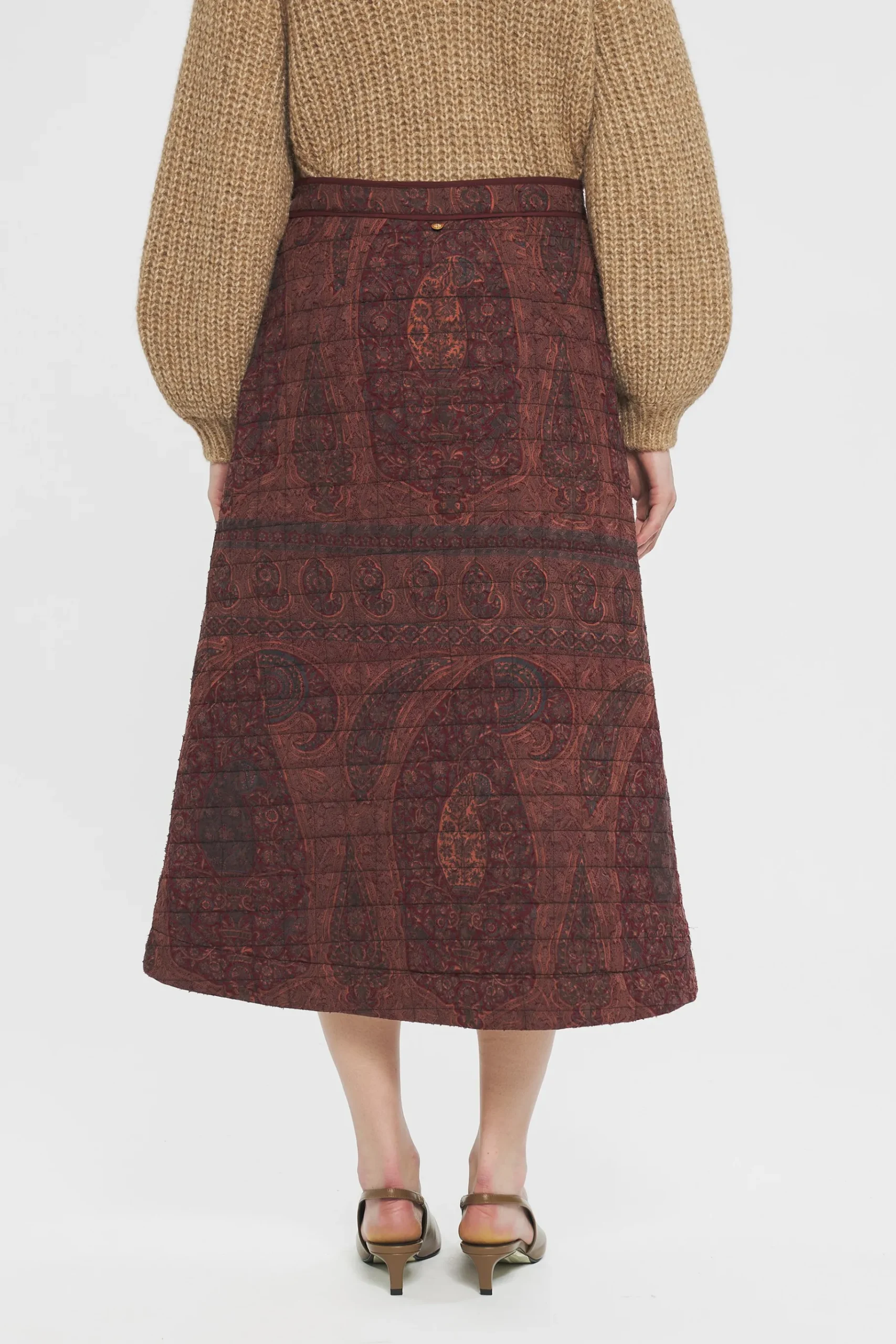 ANTIK BATIK Tajaro Skirt Red Outlet