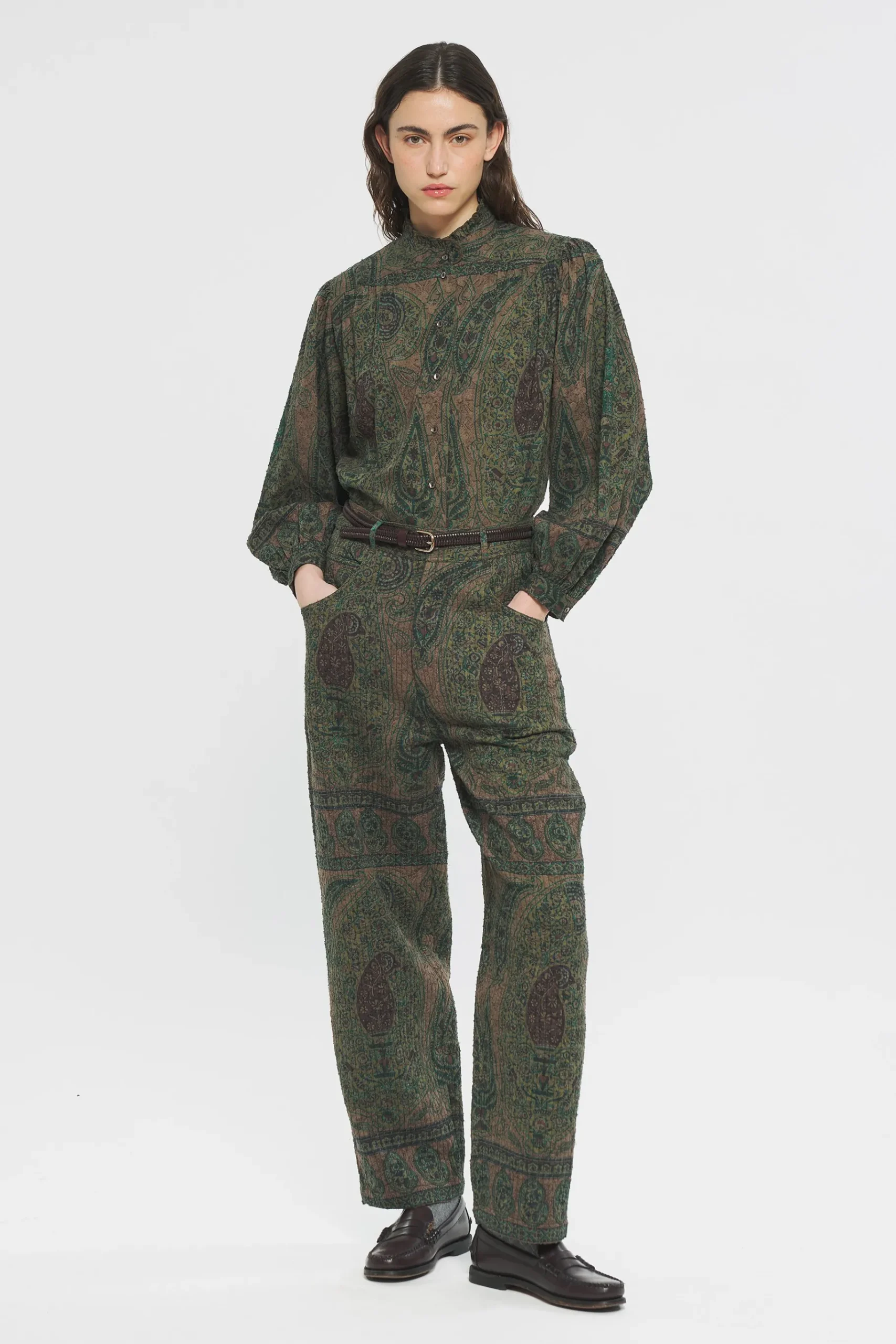 ANTIK BATIK Tajaro Trousers Green Cheap