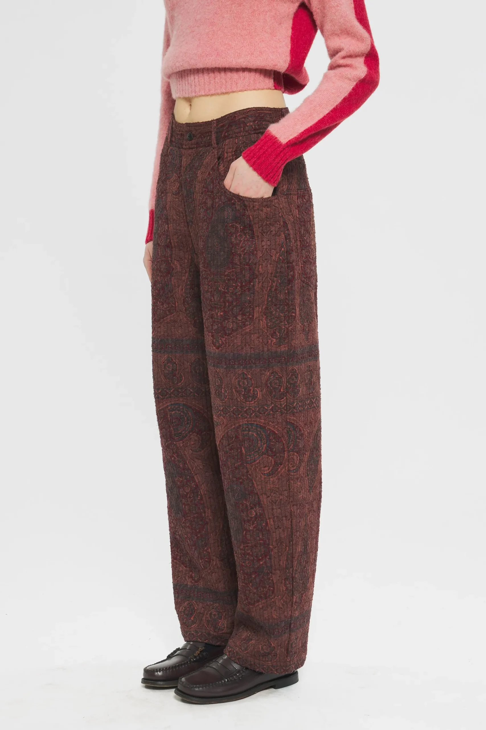 ANTIK BATIK Tajaro Trousers Red Fashion