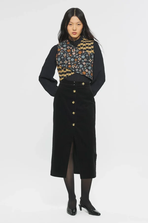 ANTIK BATIK Tildo Skirt Black Discount