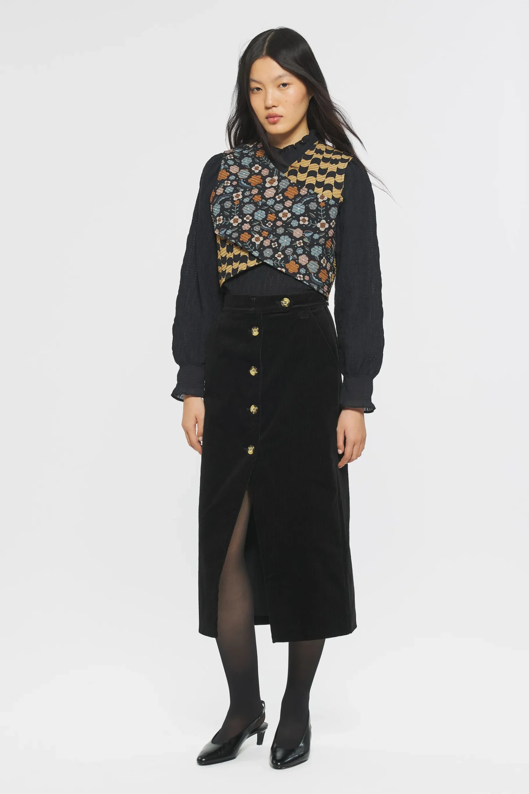 ANTIK BATIK Tildo Skirt Black Discount