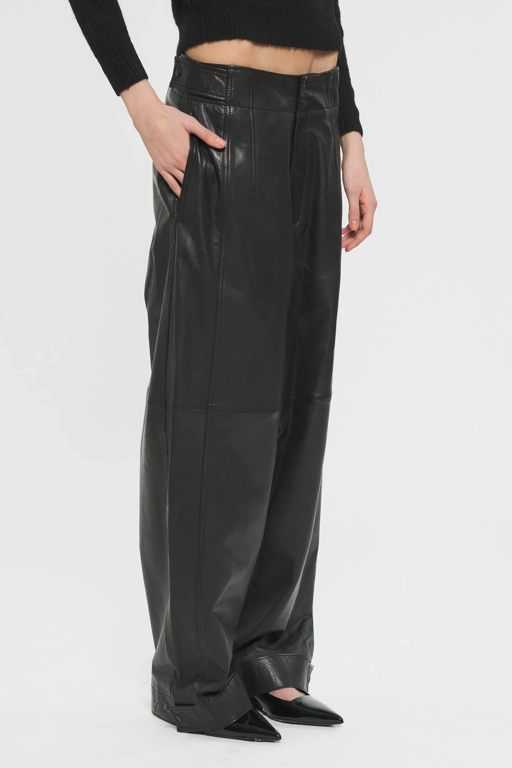 ANTIK BATIK Tom Leather Trousers Cheap