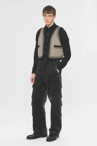 ANTIK BATIK William Gilet Men Grey Fashion