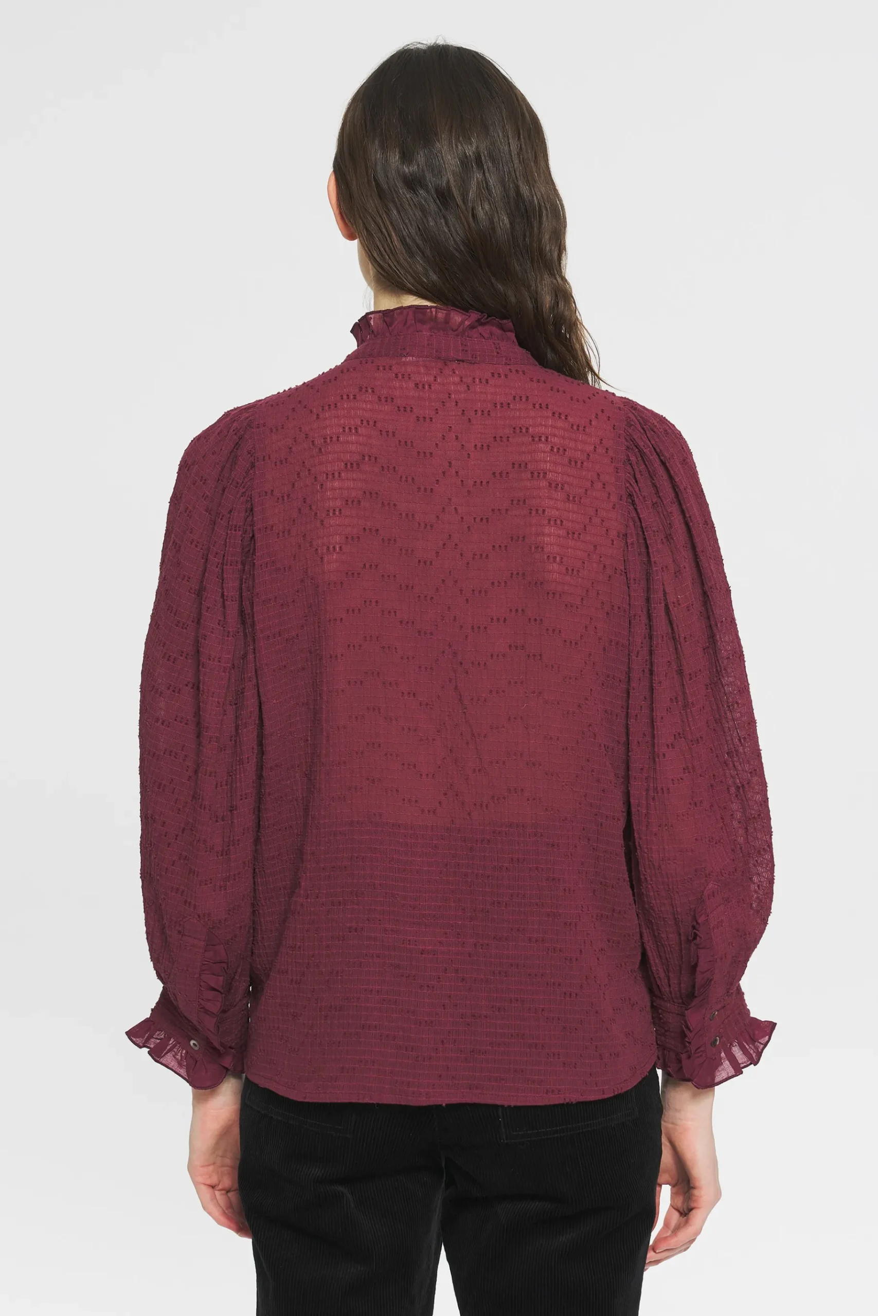 ANTIK BATIK Yvette Blouse Red Flash Sale